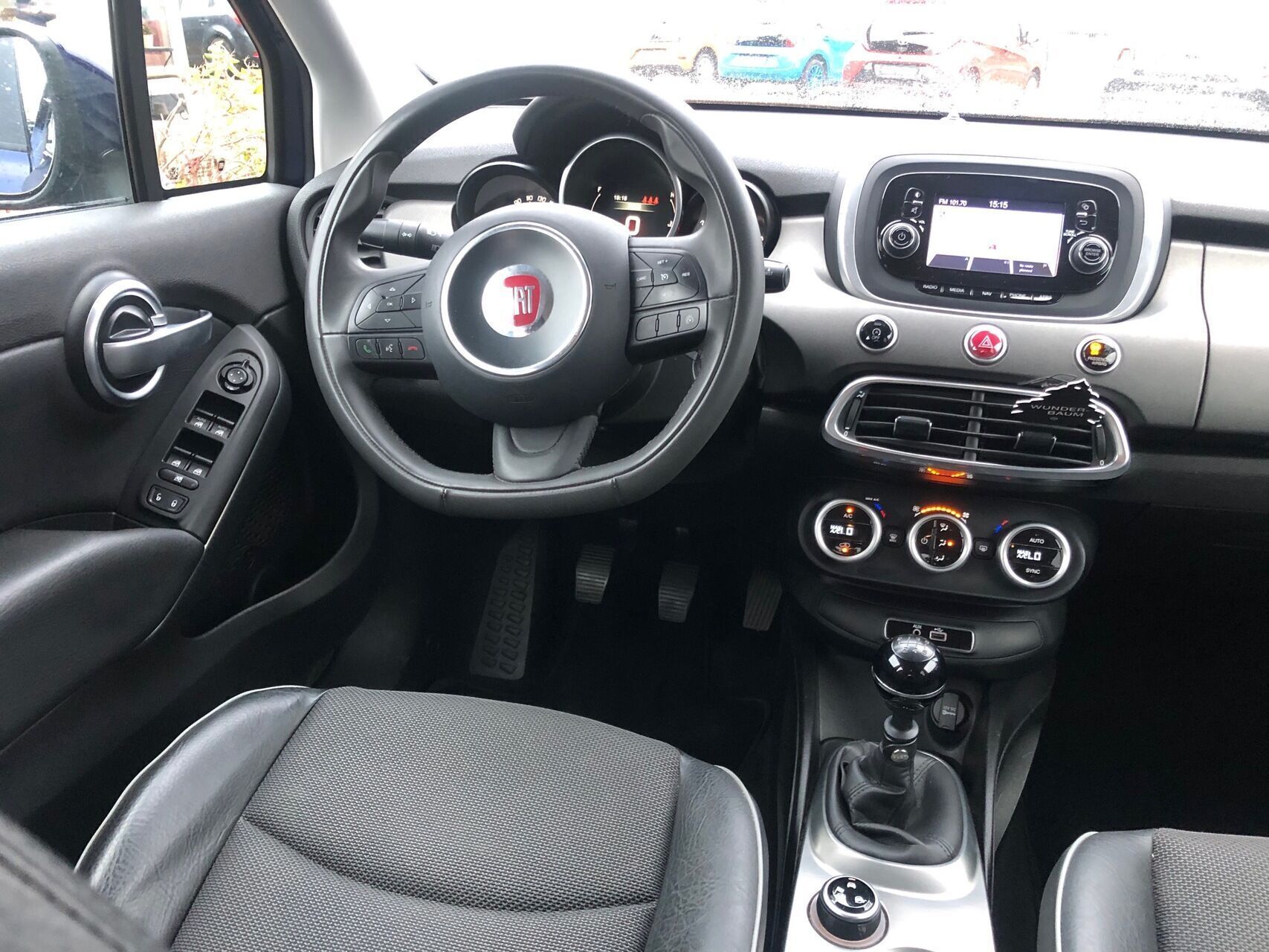 Blå Fiat 500X fra 2016