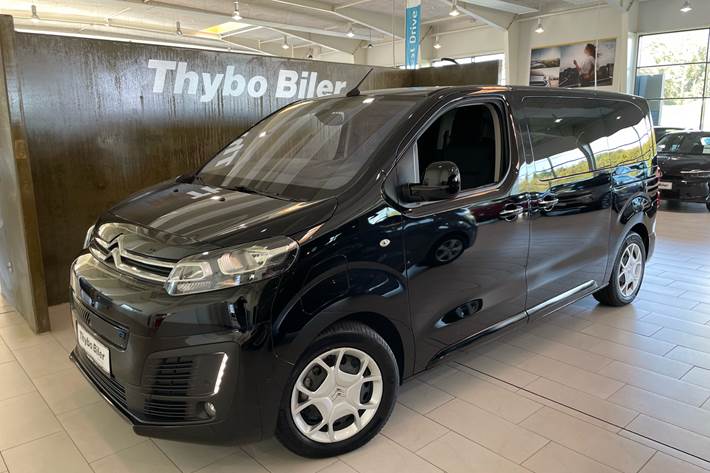 Sort Citroën ë-SpaceTourer fra 2023 set udefra