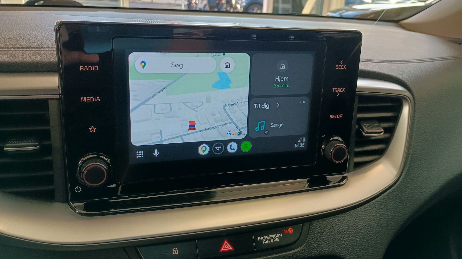 Sølv Ford Fiesta fra 2018