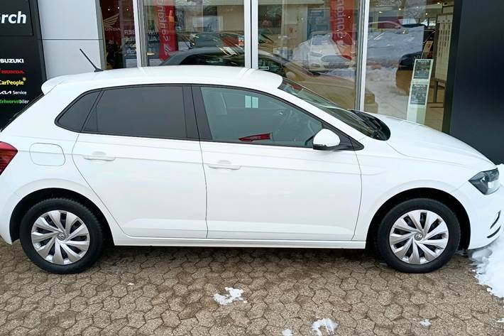 Hvid VW Polo fra 2018