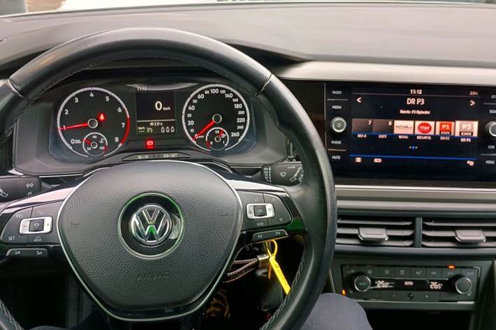 Hvid VW Polo fra 2018