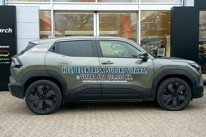 Grøn Suzuki eVitara fra 2025