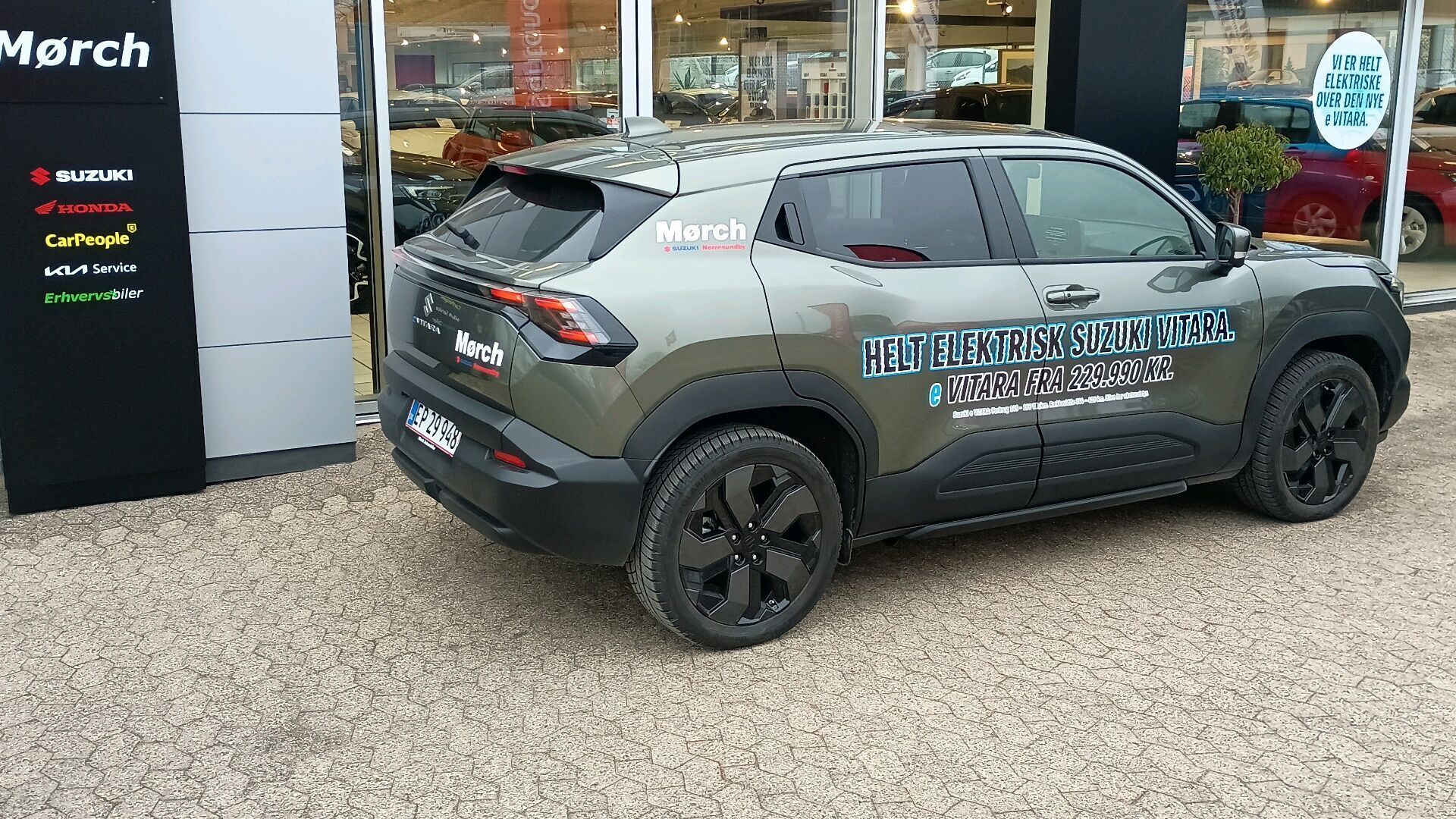 Grøn Suzuki eVitara fra 2025