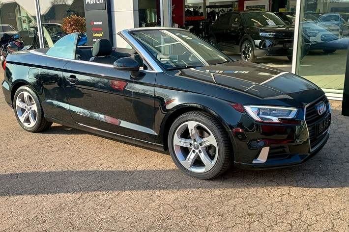 Sort Audi A3 fra 2017