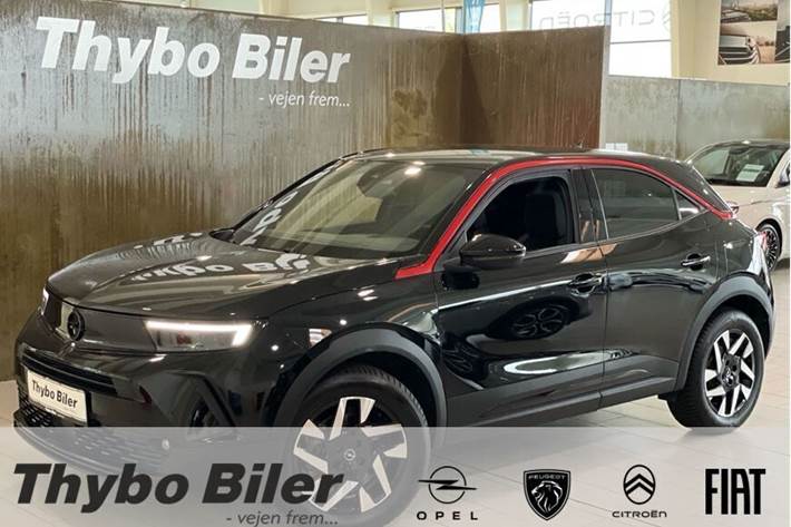 Sort Opel Mokka-e fra 2023