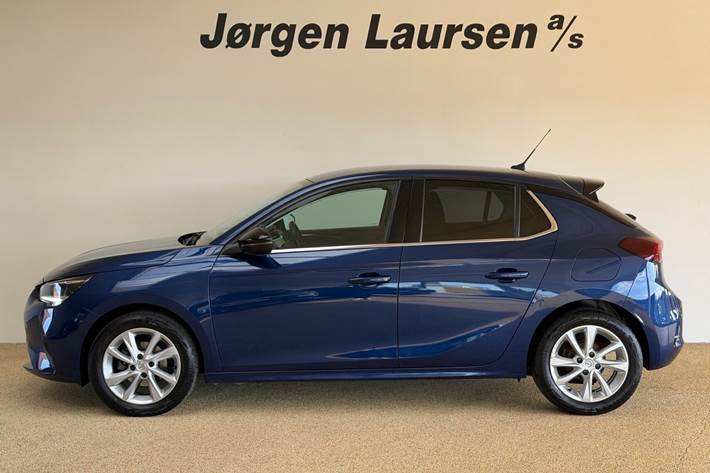 Blå Opel Corsa fra 2021
