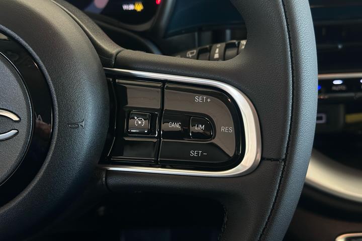 Grøn Fiat 500e fra 2024
