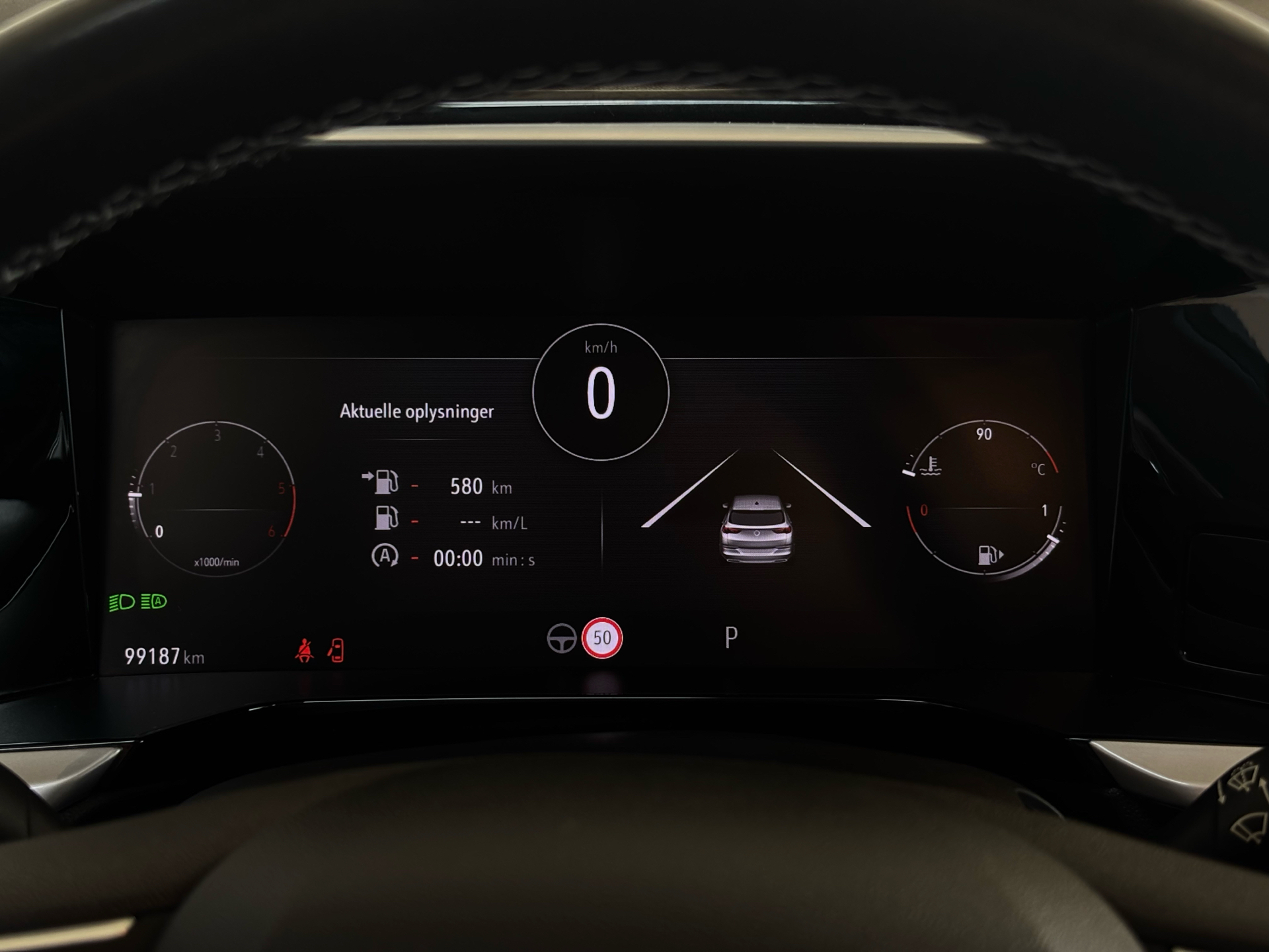 Rød Opel Grandland fra 2022