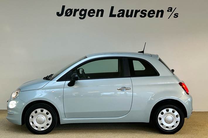 Grøn Fiat 500 fra 2023