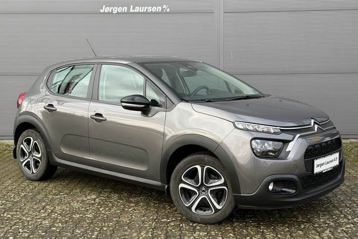 Grå Citroën C3 fra 2022 set udefra