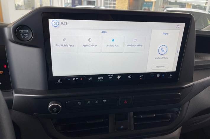 Hvid Ford Transit Custom fra 2024