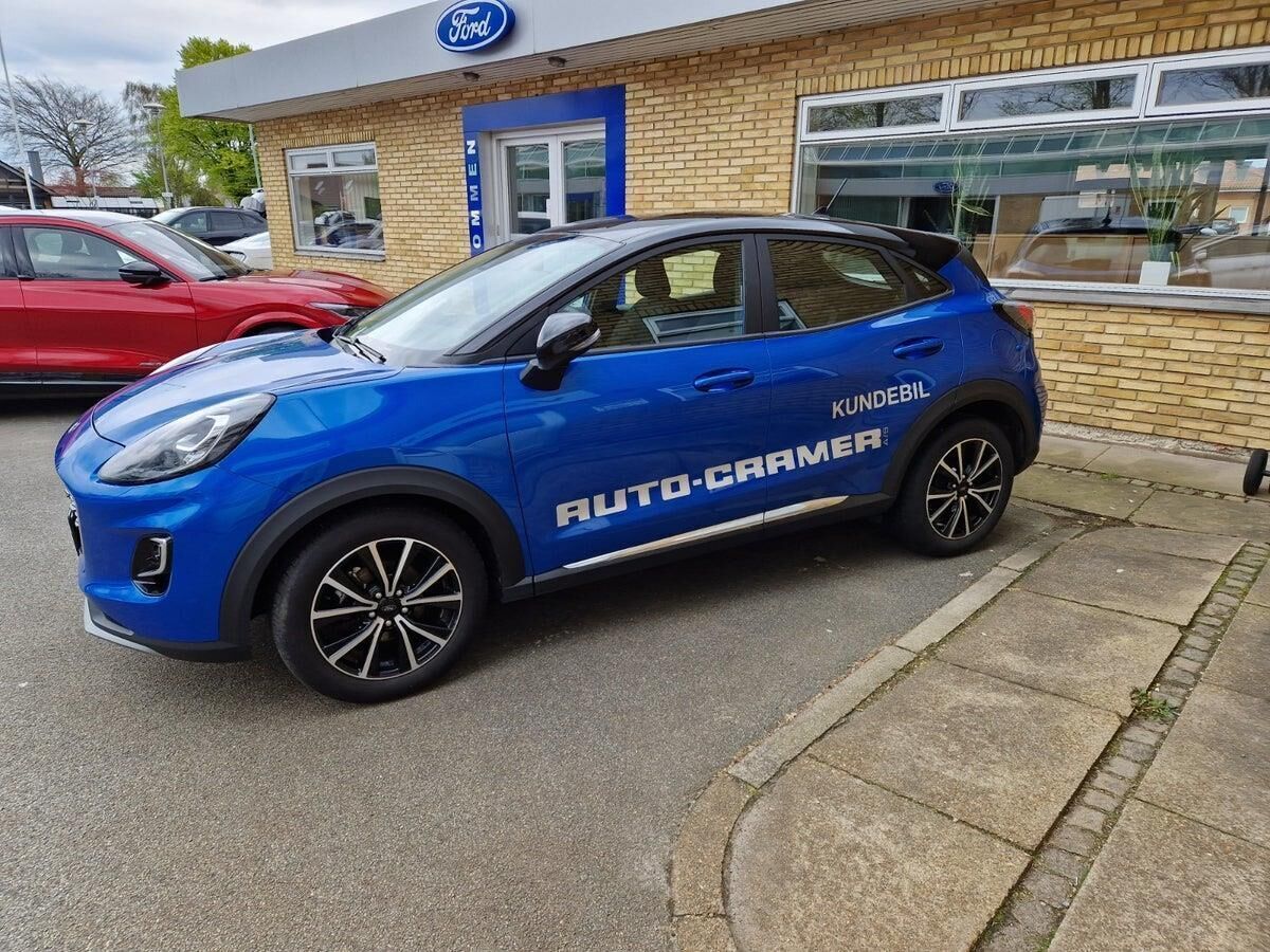 Blå Ford Puma fra 2022