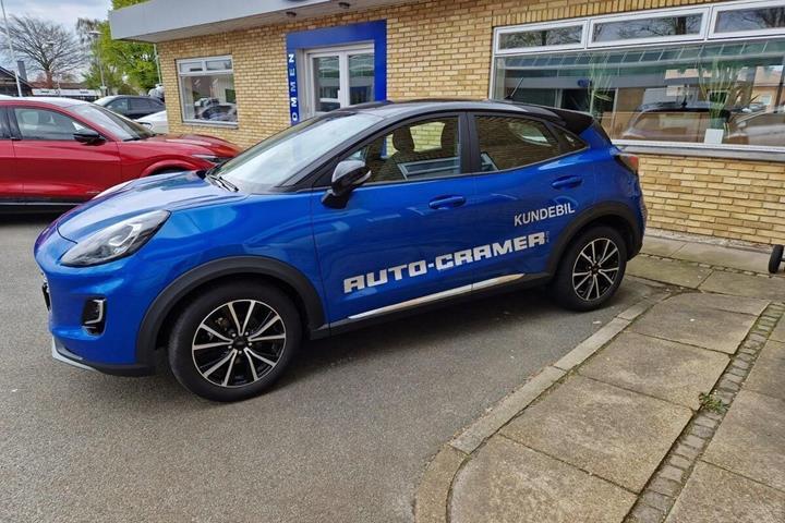 Blå Ford Puma fra 2022