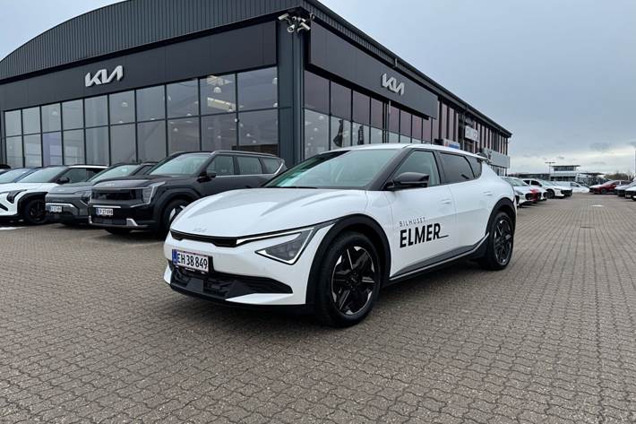 Hvid Kia EV6 fra 2025 set udefra