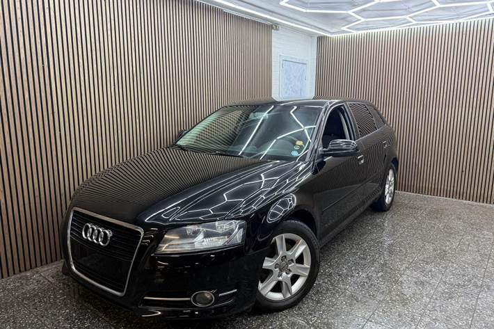 Sort Audi A3 fra 2011