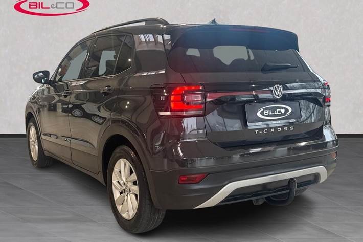 Grå VW T-Cross fra 2020