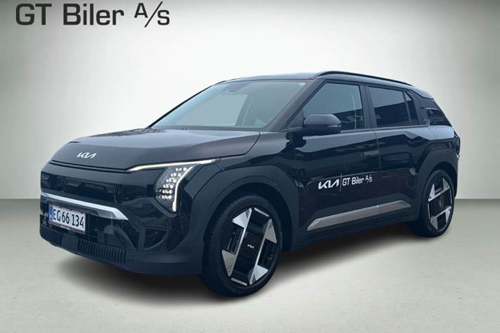 Sort Kia EV3 fra 2025 set udefra