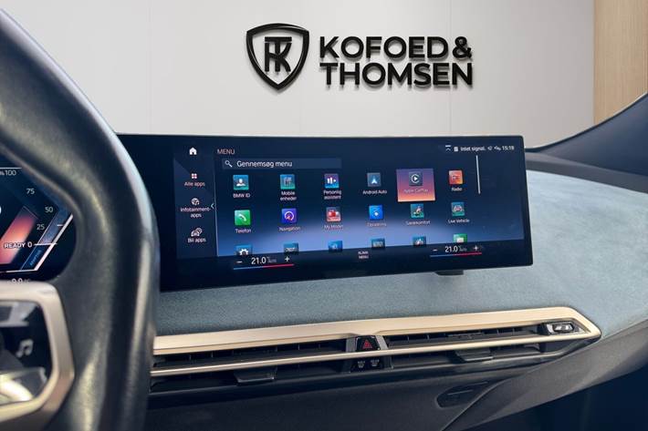 Sort BMW iX fra 2021