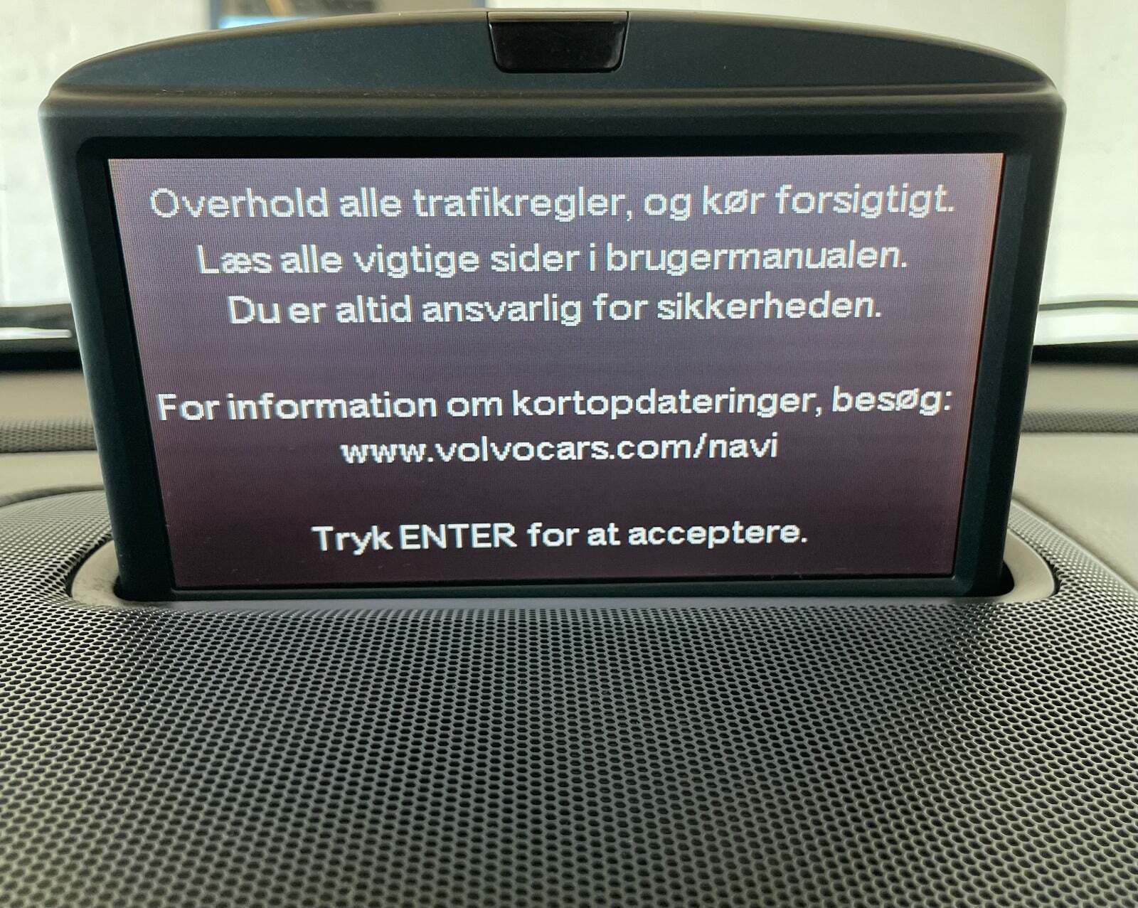 Sort Volvo V70 fra 2004