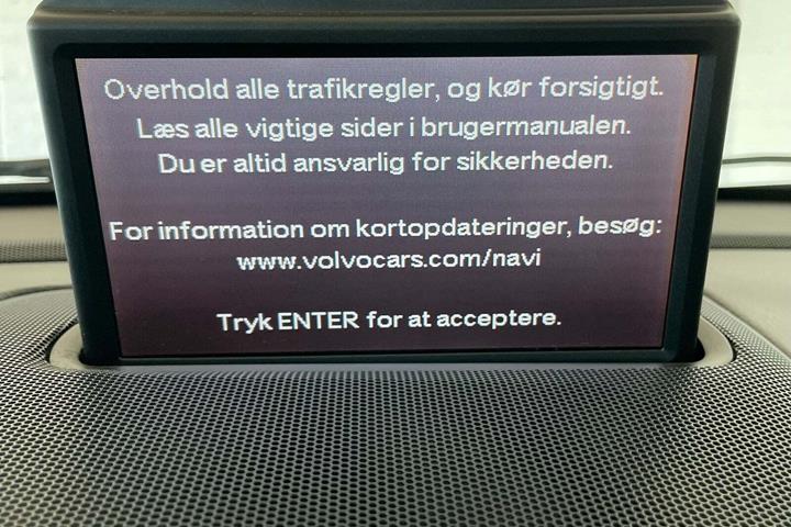 Sort Volvo V70 fra 2004