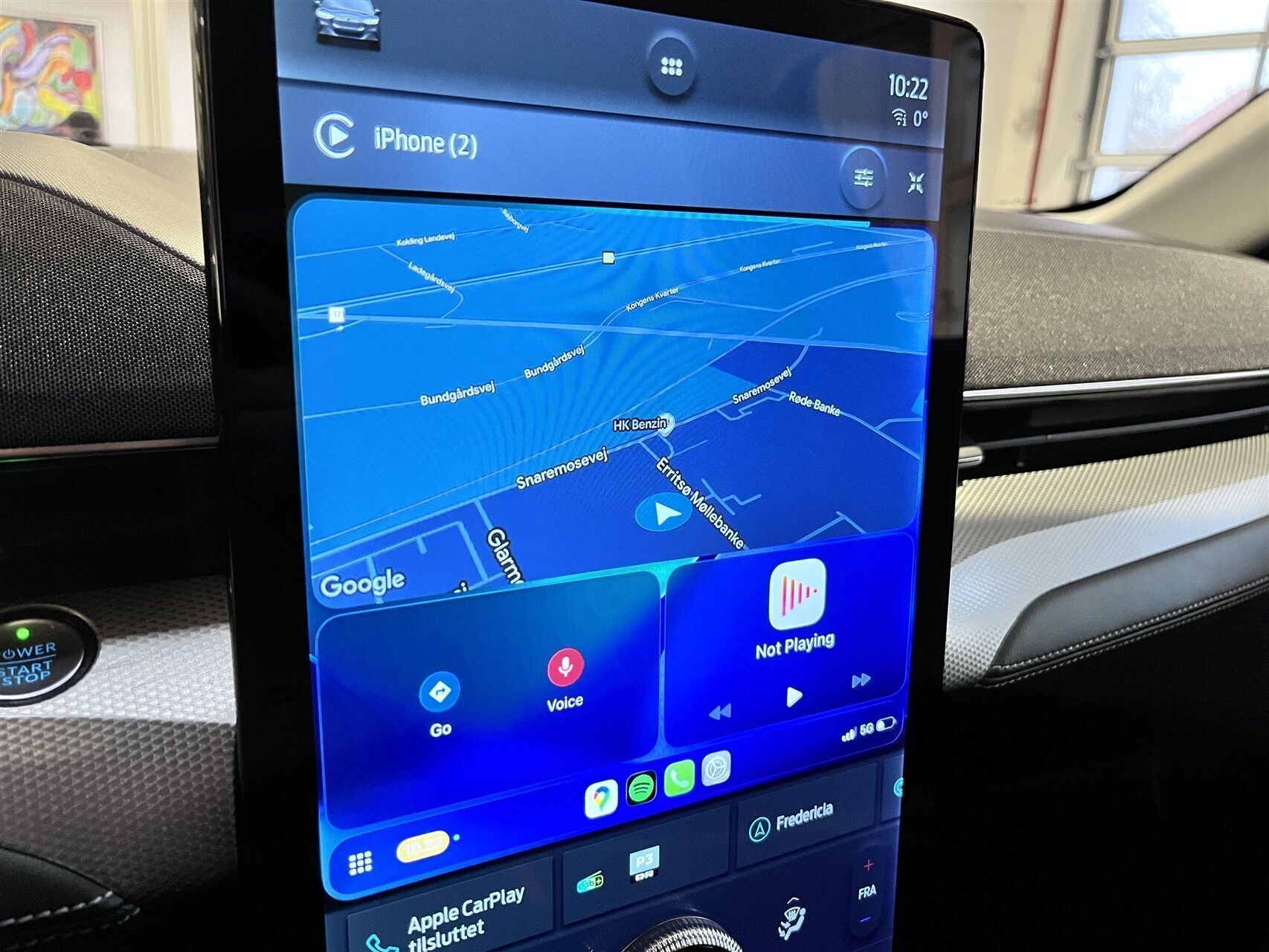 Grå Ford Mustang Mach-E fra 2022