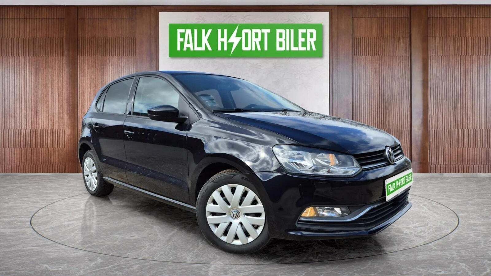 Sort VW Polo fra 2017
