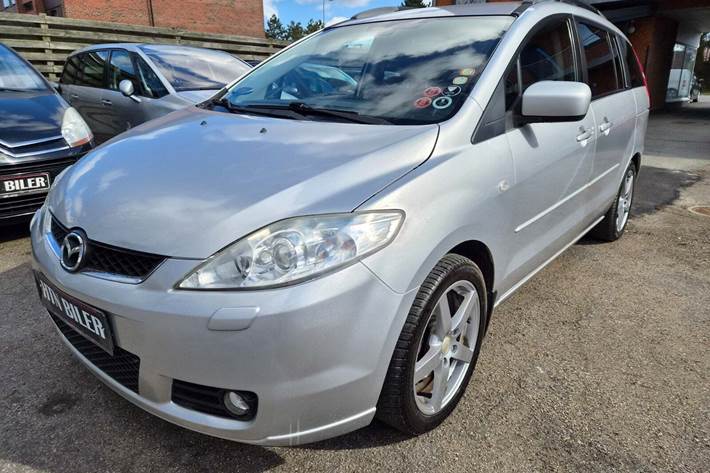 Sølv Mazda 5 fra 2007