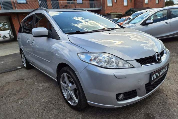 Sølv Mazda 5 fra 2007