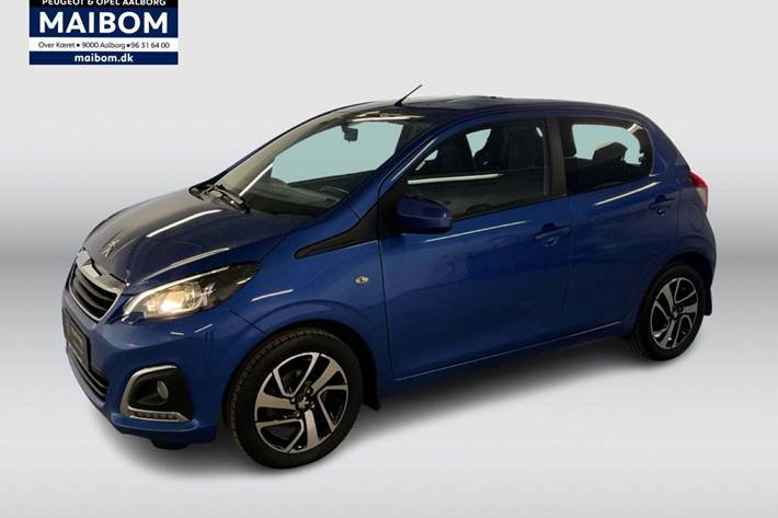 Blå Peugeot 108 fra 2019