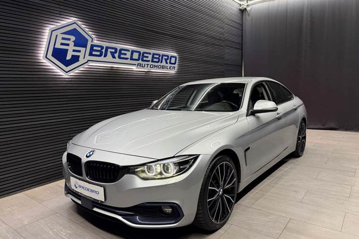 Grå BMW 420d fra 2020