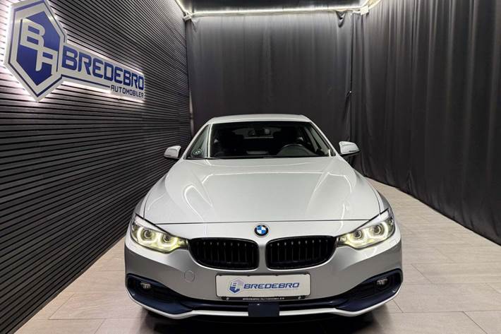 Grå BMW 420d fra 2020