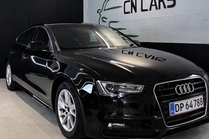 Sort Audi A5 fra 2016