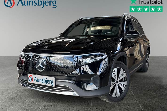 Sort Mercedes EQB250+ fra 2025 set udefra