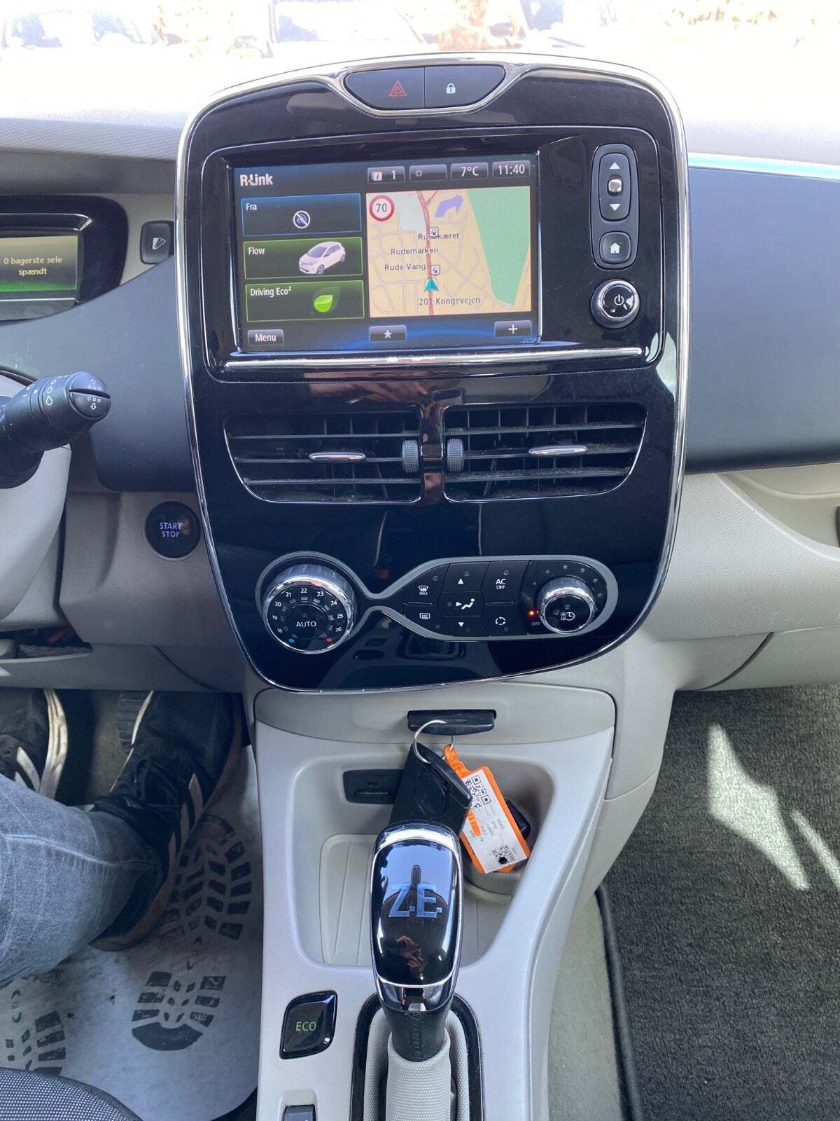 Sølv Renault Zoe fra 2014