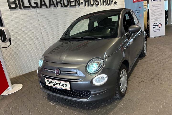 Grå Fiat 500C fra 2020