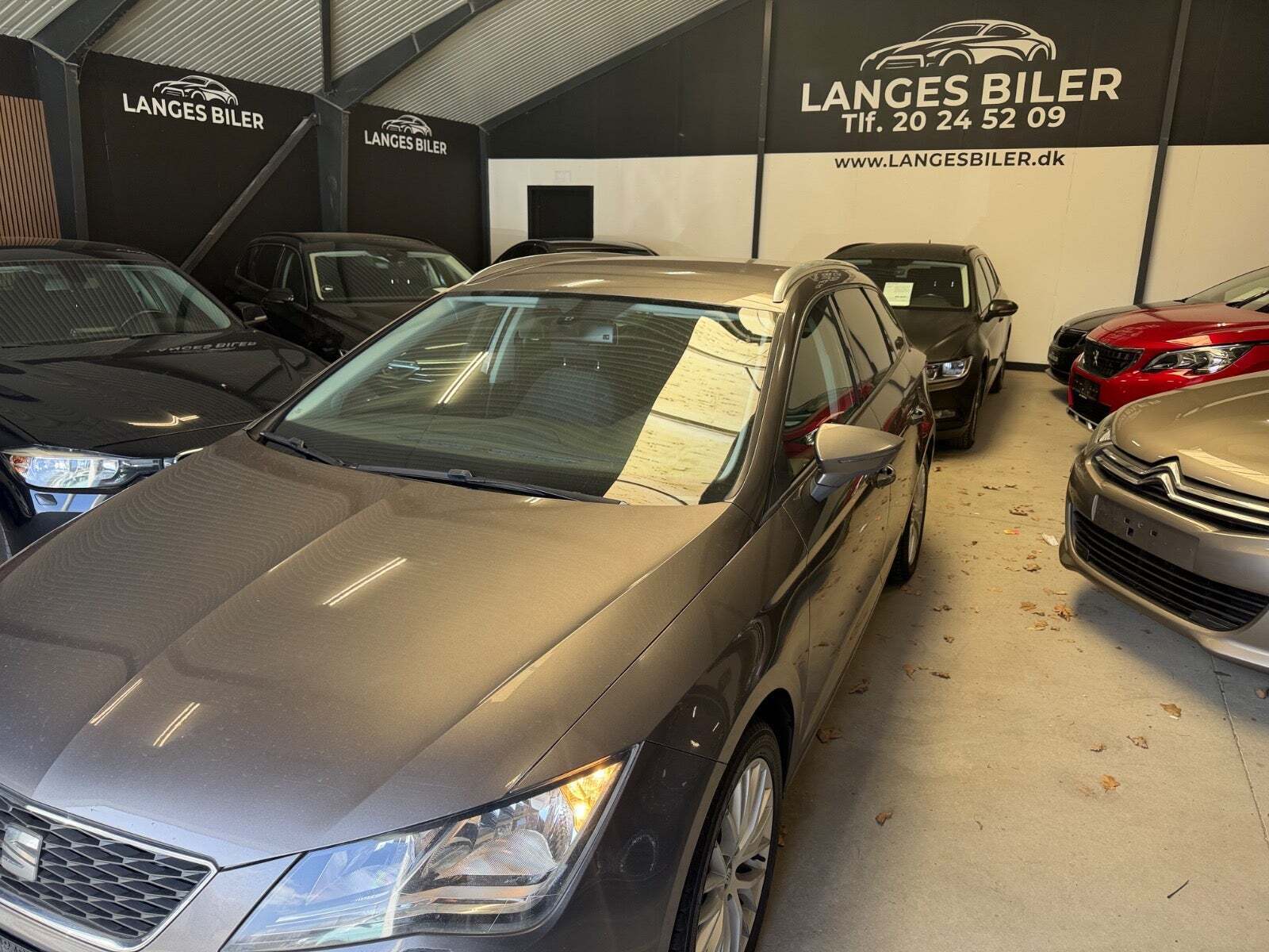 Grå Seat Leon fra 2014