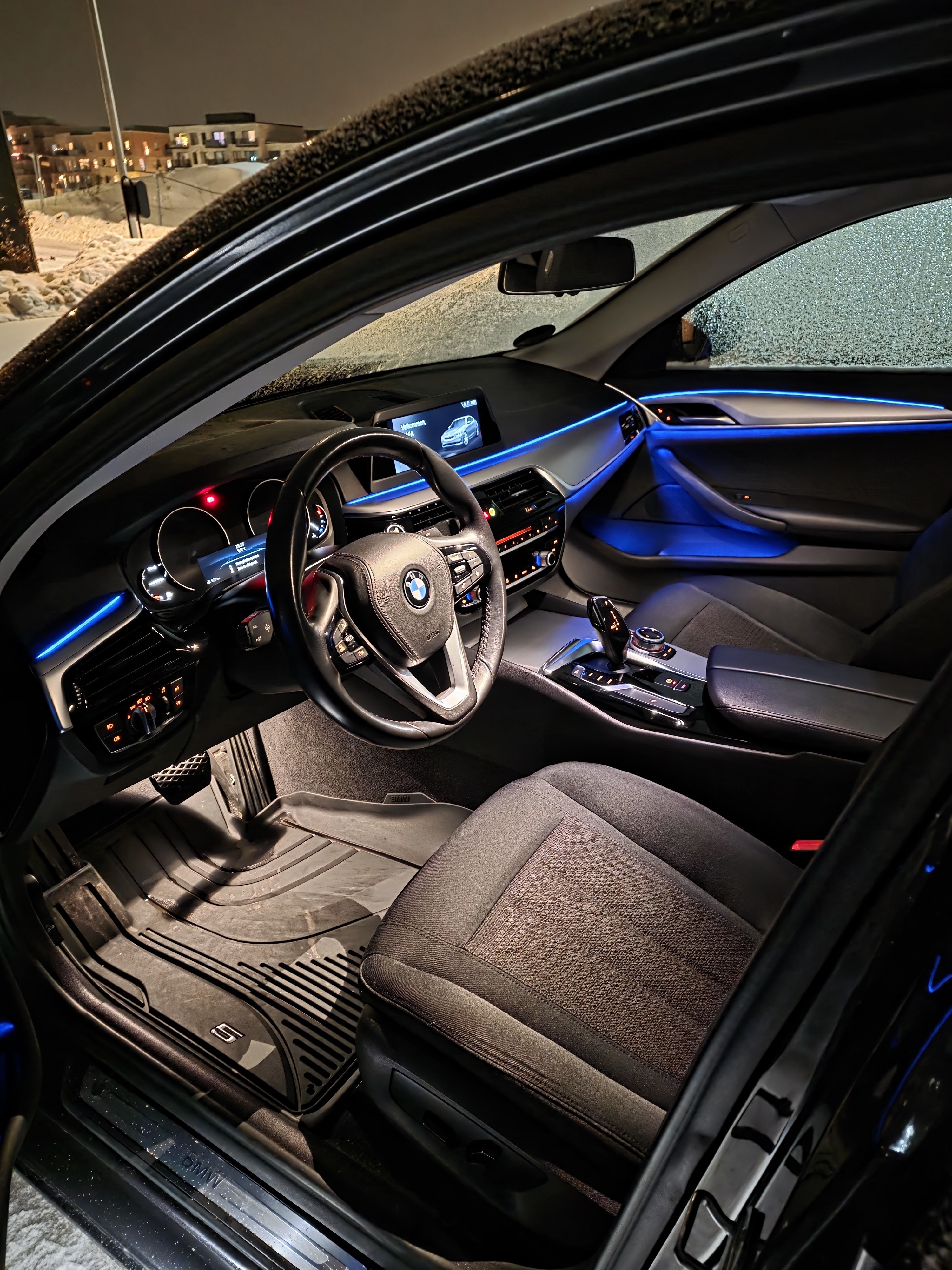 Grå BMW 5-Serie fra 2018