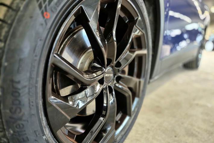 Blå VW ID.4 fra 2021