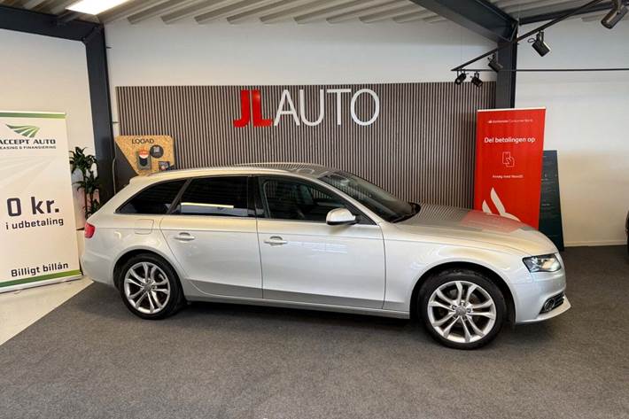 Sølv Audi A4 fra 2011