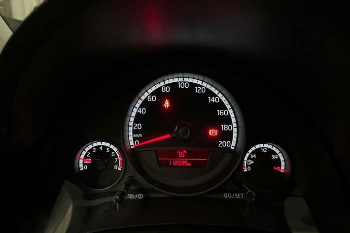 Grøn VW UP! fra 2013