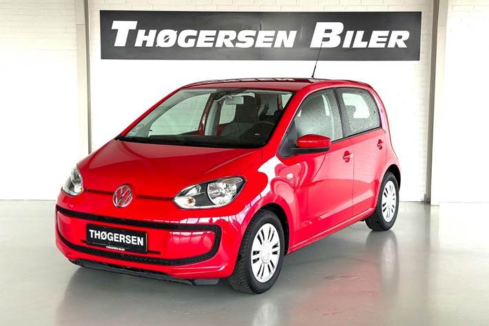 Rød VW UP! fra 2013