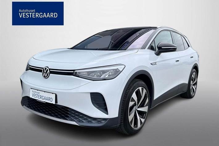Hvid VW ID.4 fra 2021 set udefra