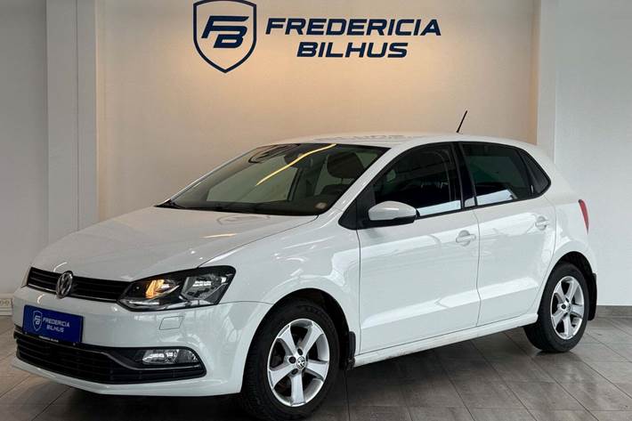 Hvid VW Polo fra 2015