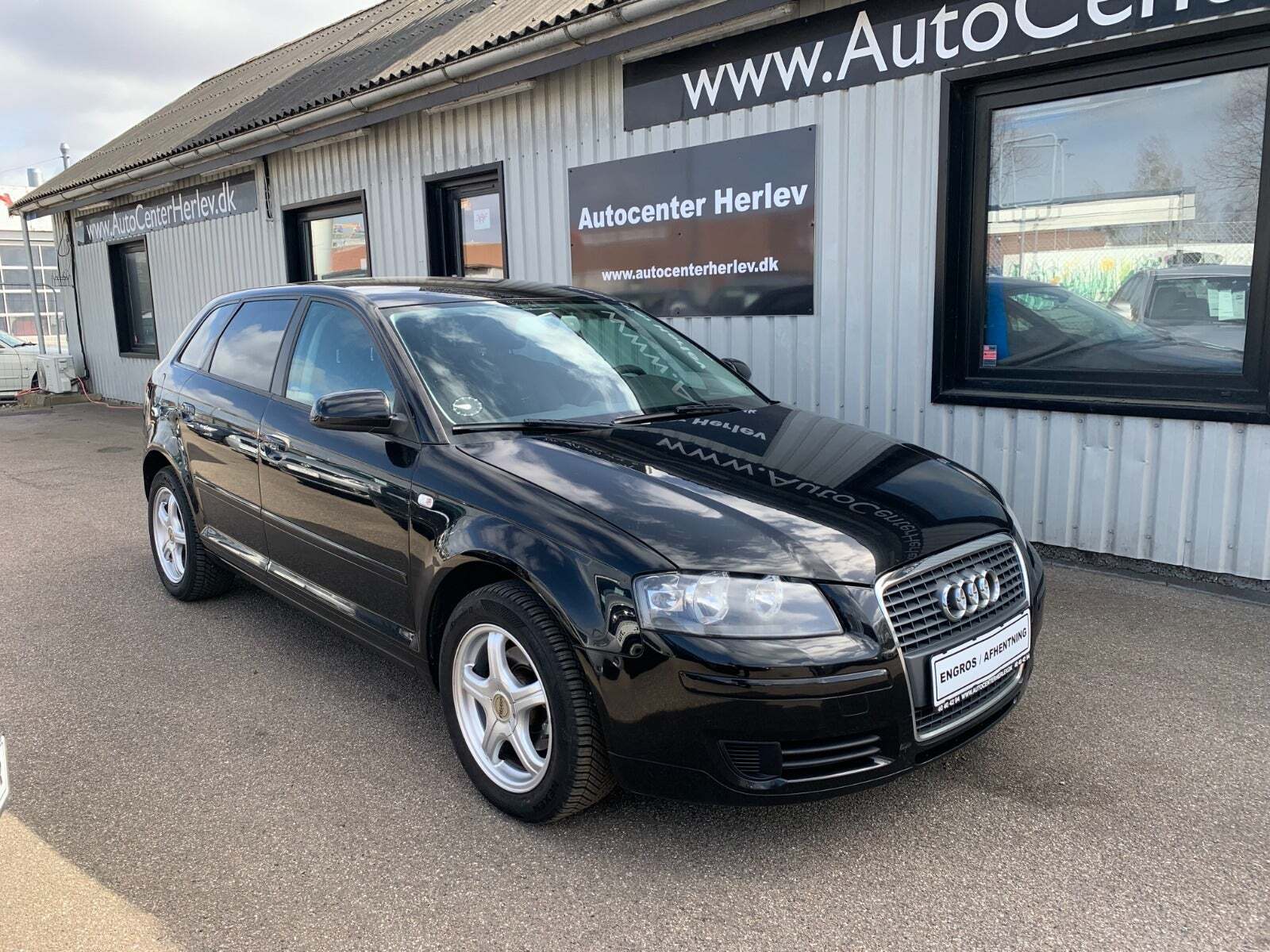 Sort Audi A3 fra 2007