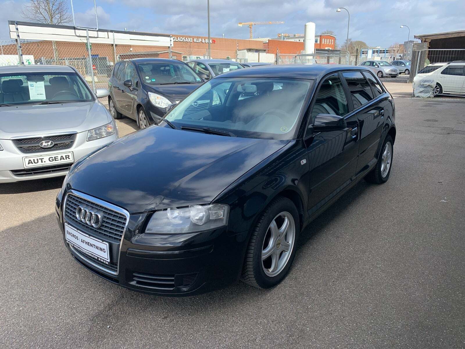 Sort Audi A3 fra 2007