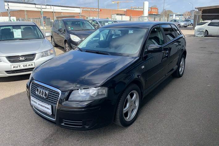 Sort Audi A3 fra 2007
