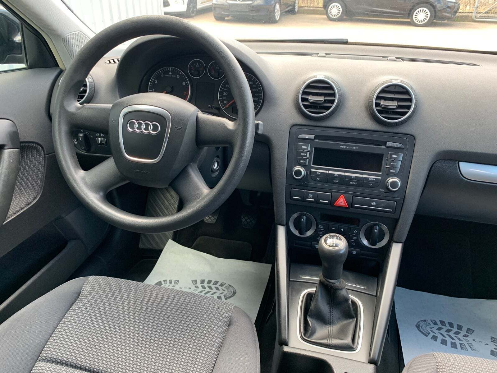 Sort Audi A3 fra 2007