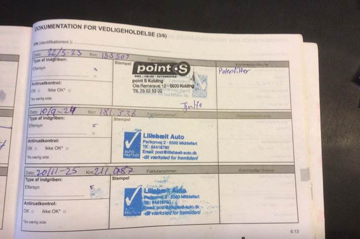 Hvid Renault Megane III fra 2014