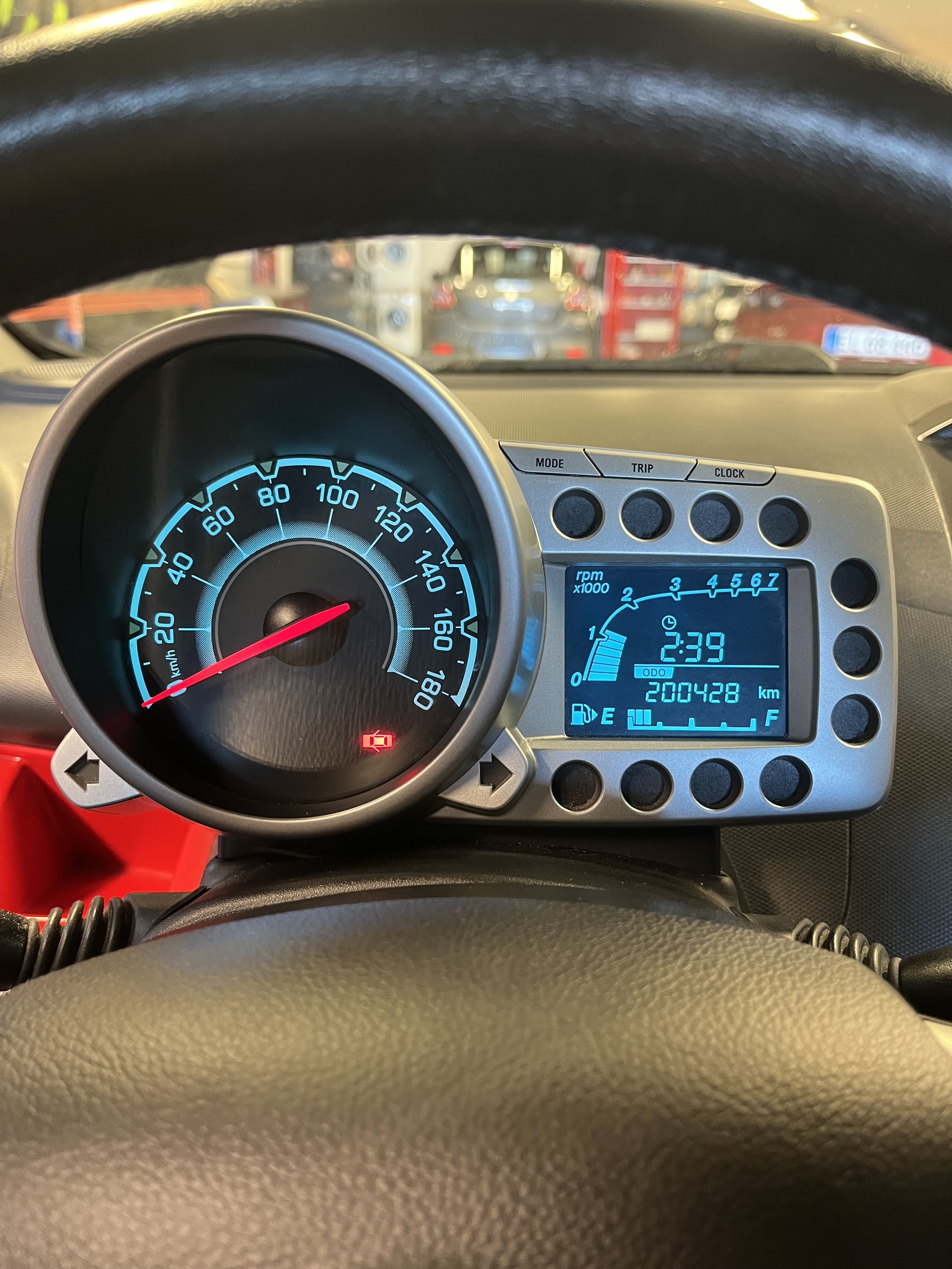 Sort Chevrolet Spark fra 2011