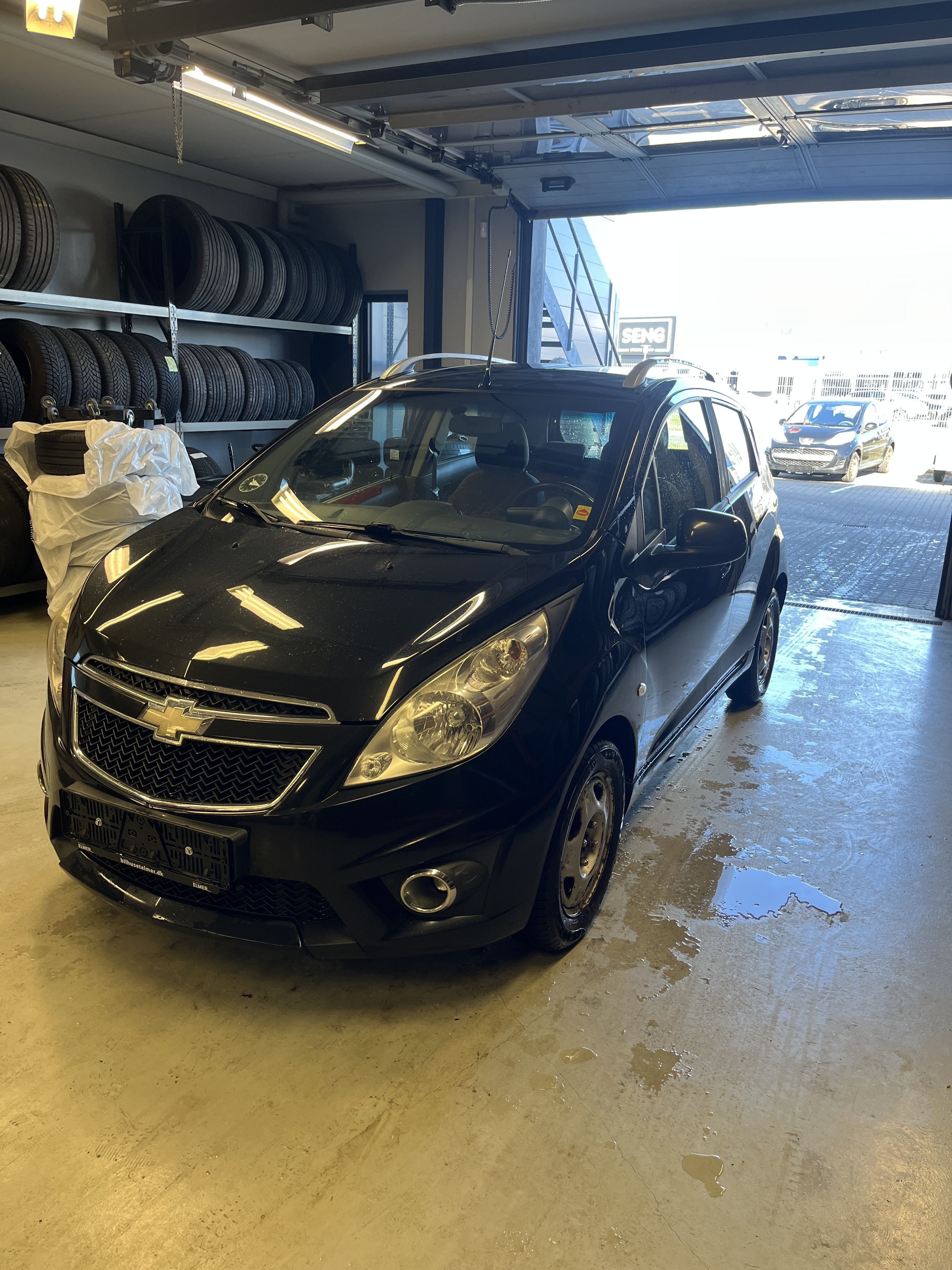 Sort Chevrolet Spark fra 2011